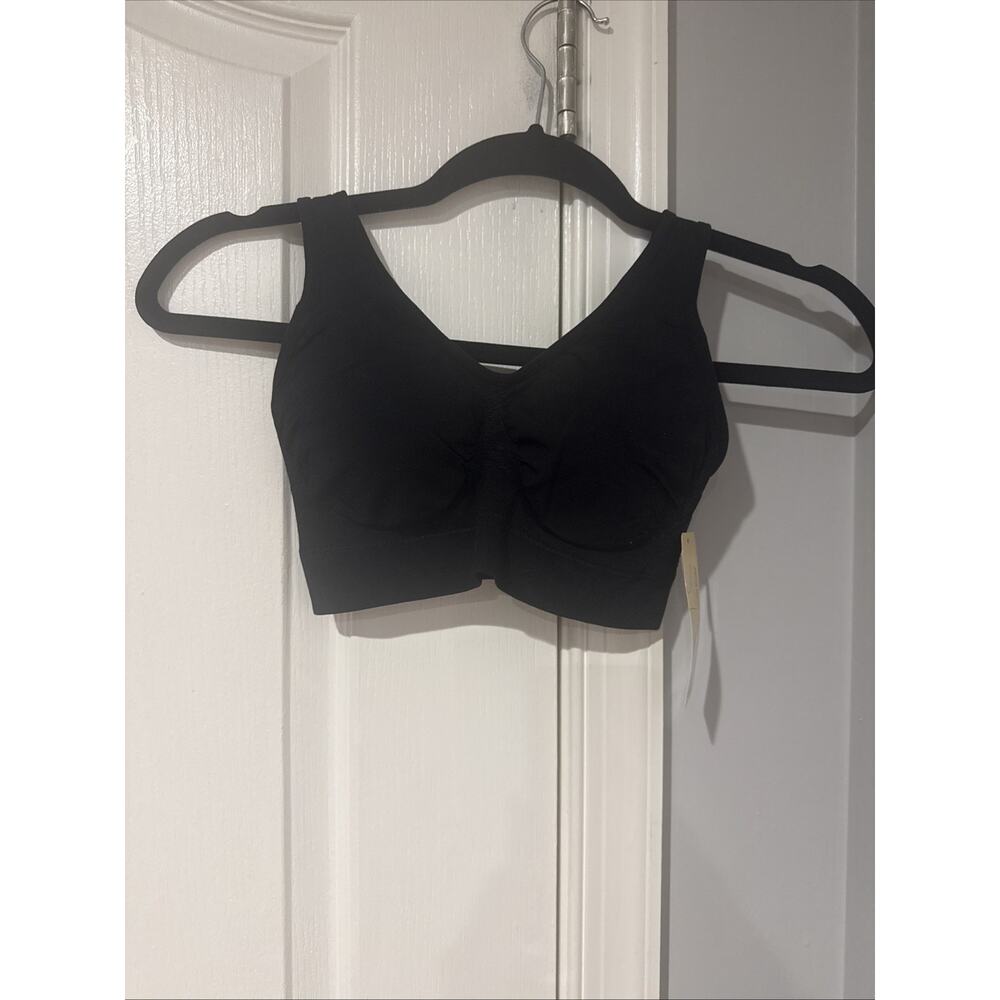 NWT Truekind  Everyday Throw on Wireless Bralette Black Shapermint Size M